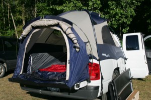 My camping set-up at the Emmett KOA.