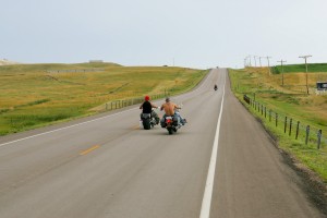 Bikers on highway 79 south